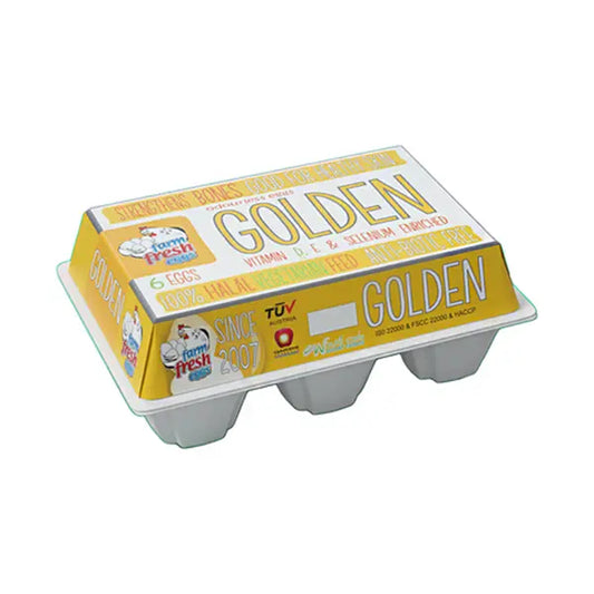 Farm Fresh Golden Eggs 6 Pieces