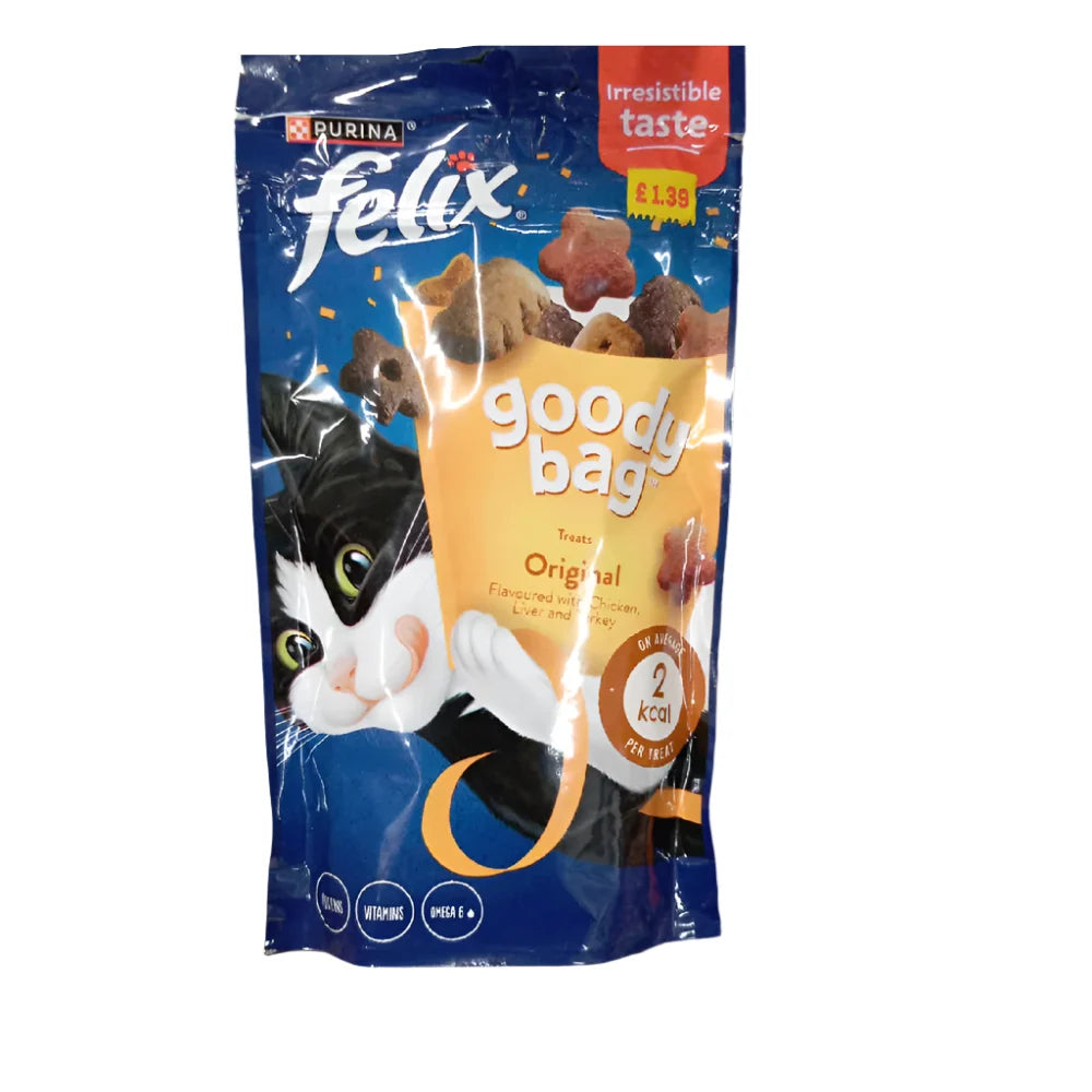 Flex Cat Food Goody Bag Orignal Mix 60gm