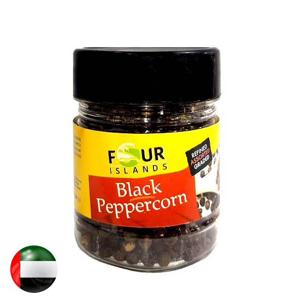 Four Islands Black Peppercorn 70gm