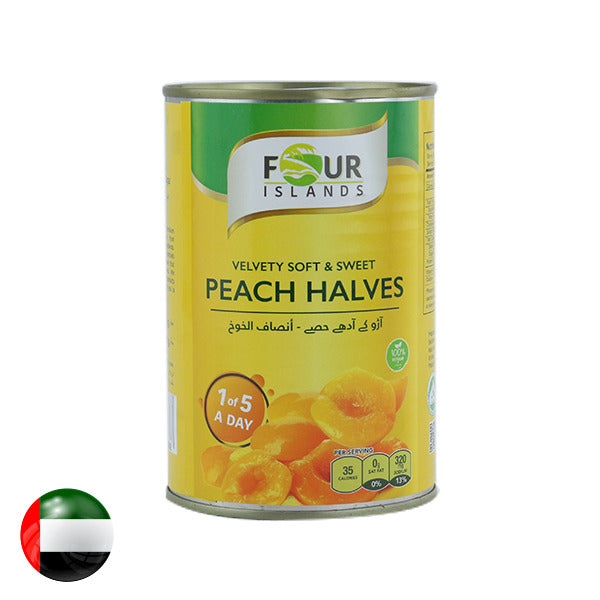 Four Islands Peach Halves V-Soft & Sweet 400Gm