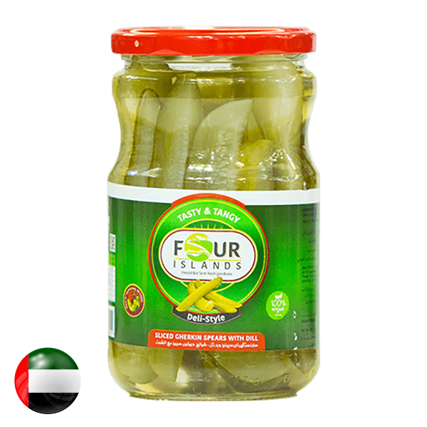 Four Islands Stick Slice Cucumber Pickle 720Gm