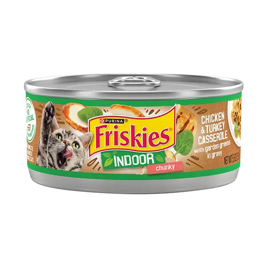 Friskies Cat Food Chunky Chicken & Turkey Caserol 5.5OZ