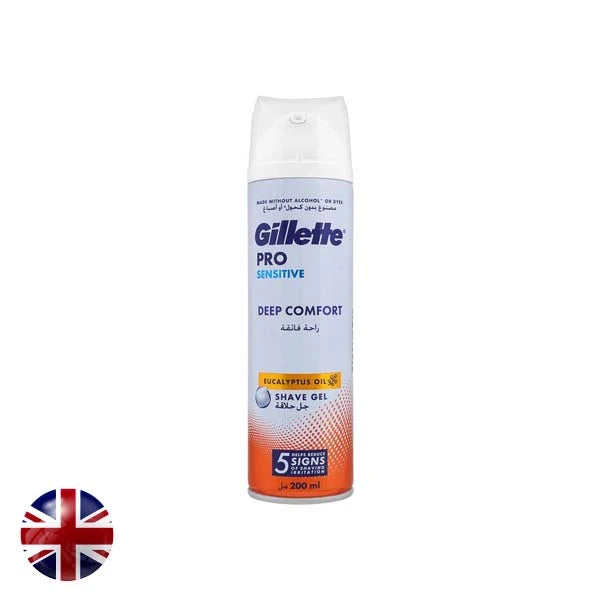 Gillette Shave Gel Sensitive Deep Comfort 200ml