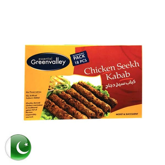 Green Valley Essential Seekh Kabab 18 Pcs