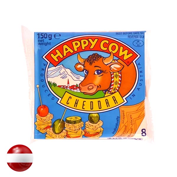 Happy Cow Yellow Chedder Cheese Slice 150G