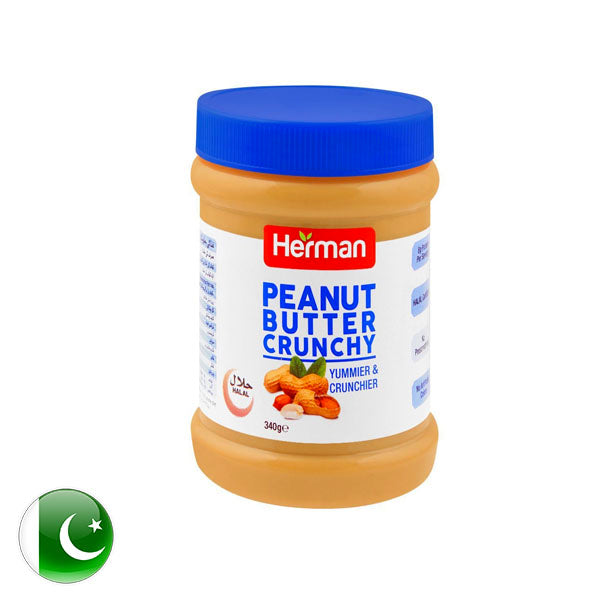 Herman Peanut Butter Crunchy 340Gm