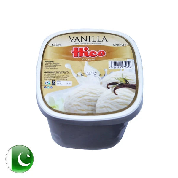 Hico Ice Cream  Vanilla 1.8 Ltr