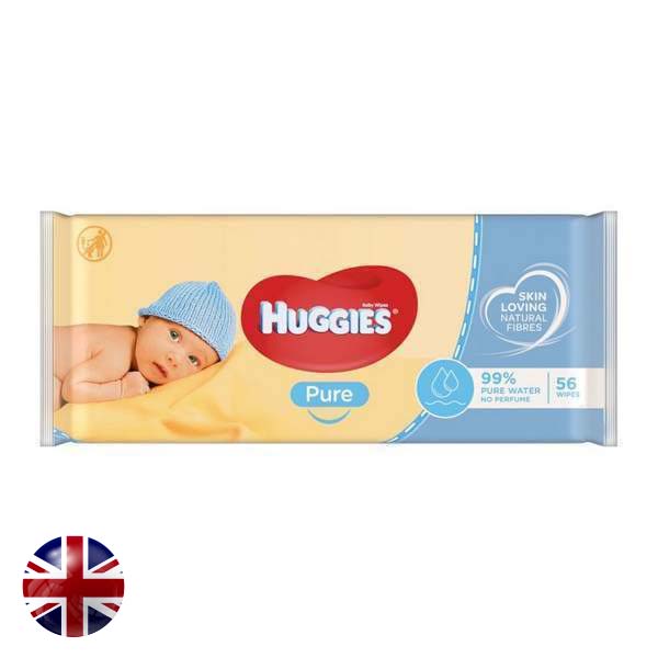 Green Valley Huggies Baby Wipes Pure 56S Greenvalley 