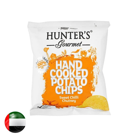 Hunters Hand Cooked Potato Chips Sweet Chilli Chutney 40gm