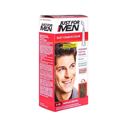 Just For Men Easy Comb A-35 Medium Brown 35g