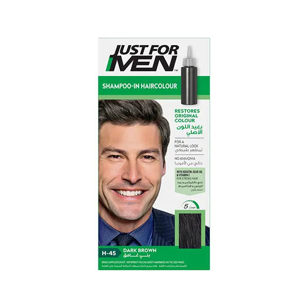 Just For Men Hair Colour Dark Brown H-45 60Ml