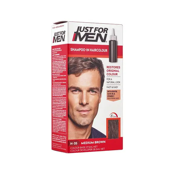 Just For Men Hair Colour Medium Brown 60Ml