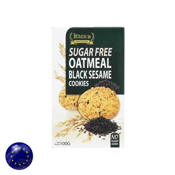 Kaer's Oatmeal Black Seasame  Cookies S.F 100Gm