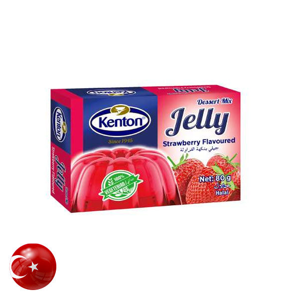 Kenton Vegetal Jelly Strawberry Flavoured 80 Gm