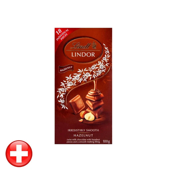 Lindt Chocolate Milk Hazelnut 100 gm