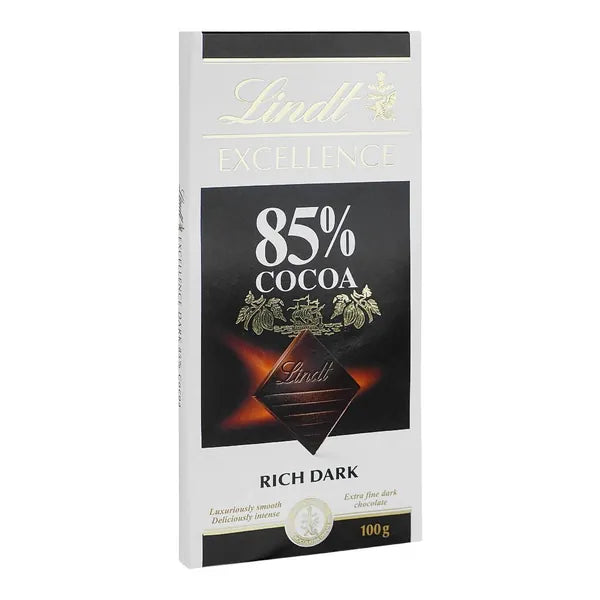 Lindt Excellence 85% Cocoa Dark Chocolate 100G
