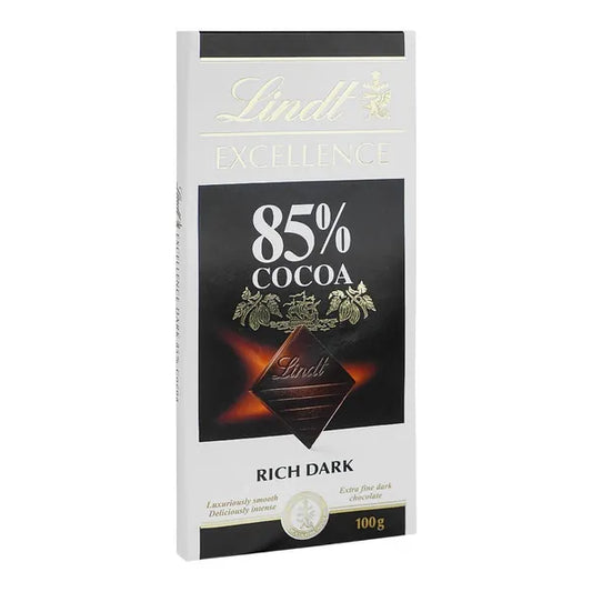 Lindt Excellence 85% Cocoa Dark Chocolate 100G