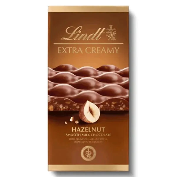Lindt Extra Creamy Haxelnut chocolate 80Gm