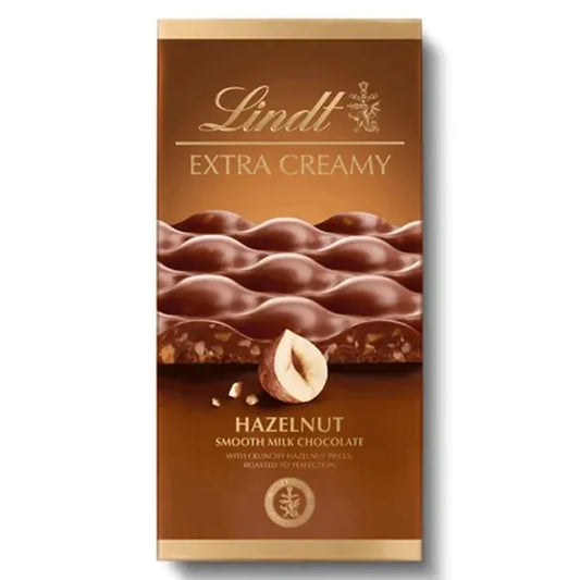 Lindt Extra Creamy Haxelnut chocolate 80Gm