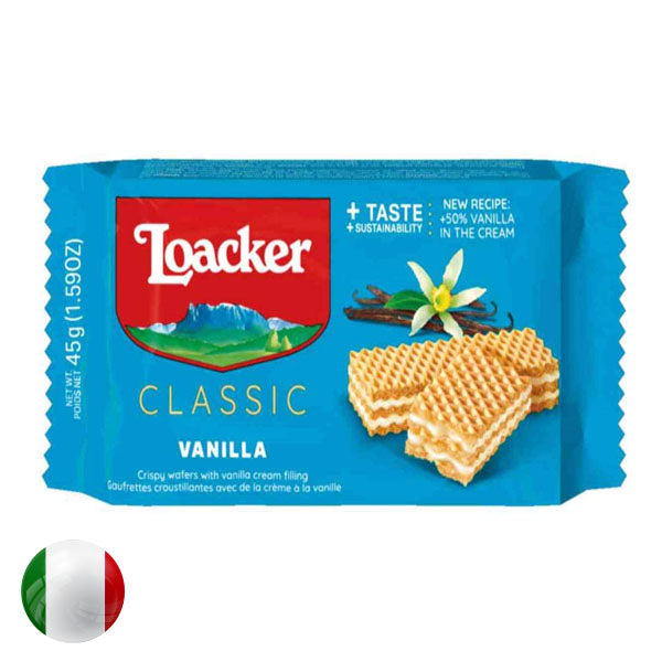 Loacker Classic Vanilla Cream 45Gm