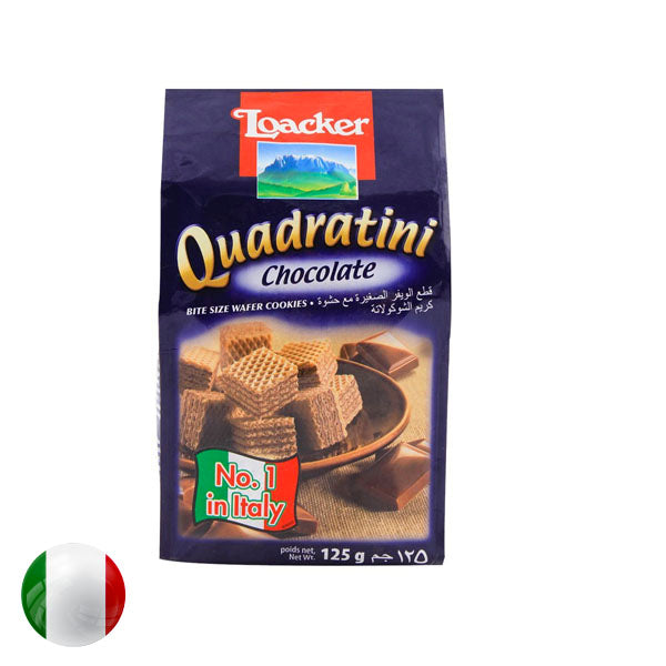 Loacker Quadratini Chocolate 250Gm