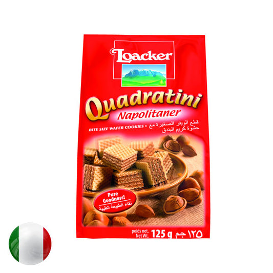 Loacker Quadratini Napolitaner 125Gm