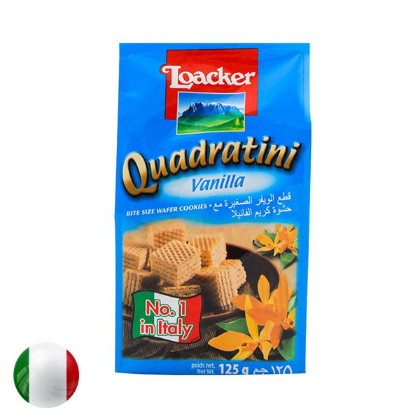 Loacker Quadratini Vanilla 125Gm