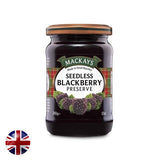 Mackays Jam 340Gm 12Oz Seedless Blackberry Preserve