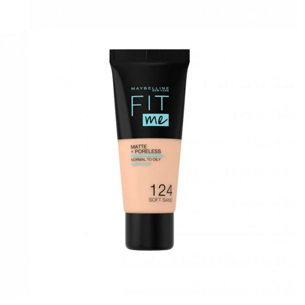 Maybelline Fit Me Matte Fdt 124 Soft Sand