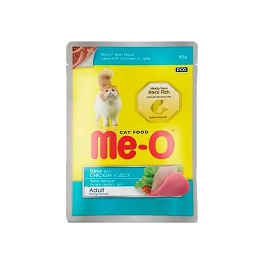 Me-O Cat Food Tuna Pouch 80 Gm