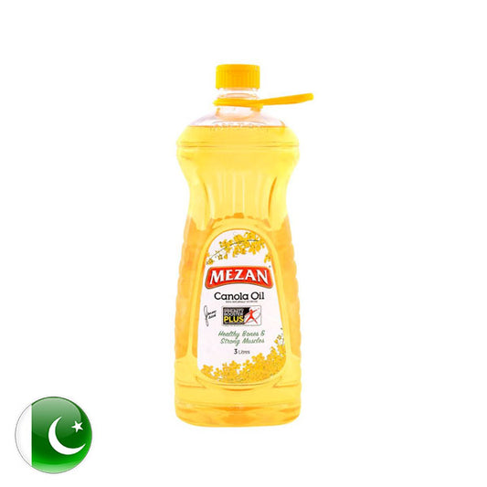 Mezan Canola Cooking Oil Bottle 3 Ltr