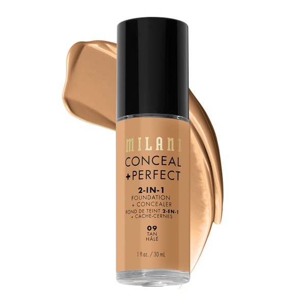 Milani Perfect(2In1 Foundation)+Concealer-Tan-09