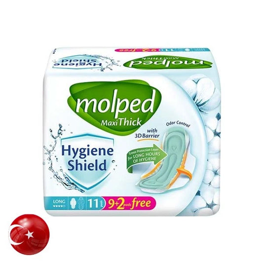 Molped Maxi Thick Hygiene Shield With Barrier Long 9+2