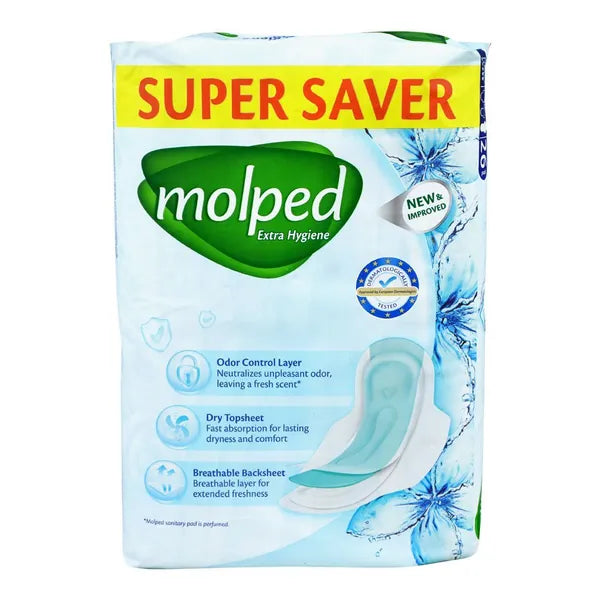 Molped Maxi Thick Hygiene Shield Promo Pack 26 Pads