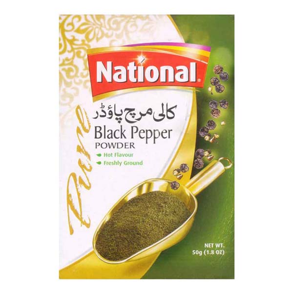 National Black Pepper Powder 50Gm