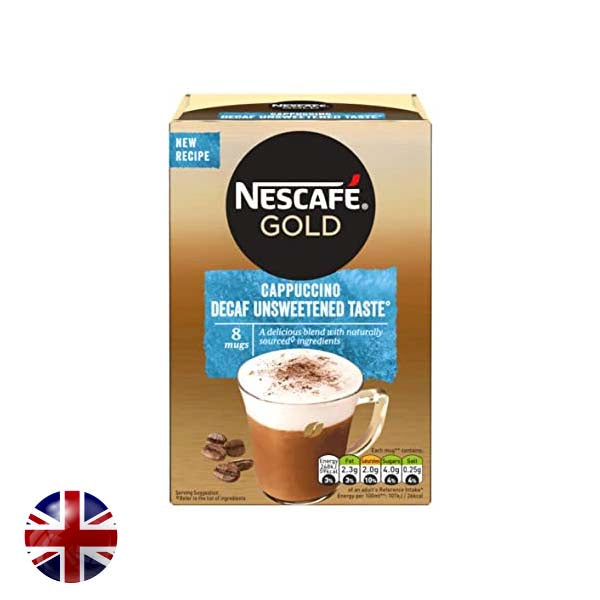 Nescafe Gold Capacino Decaf Unsweetend Coffee 120g