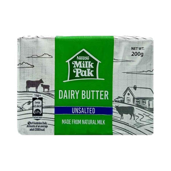 Nestle Milk Pak Unsalted Butter 200GM