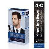 Neva Men Hair CoIor 4/0 - Dark Brown 40 ml