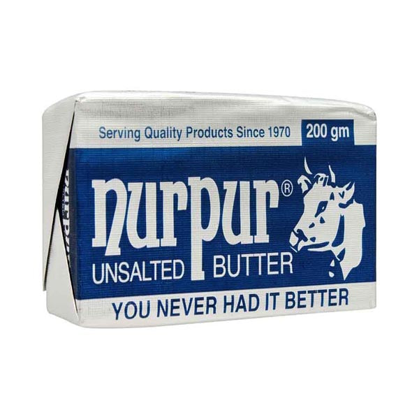 Nurpur Butter Unsalted 200gm