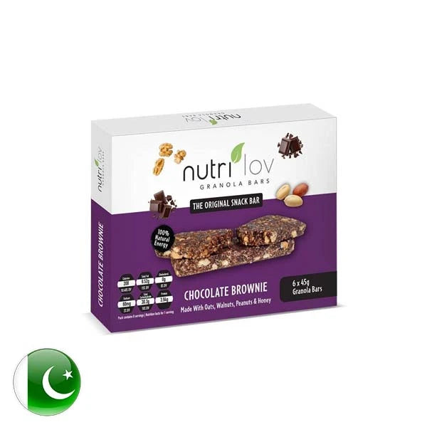 Nutrilov Chocolate Brownie Granola 6-Bar 270g