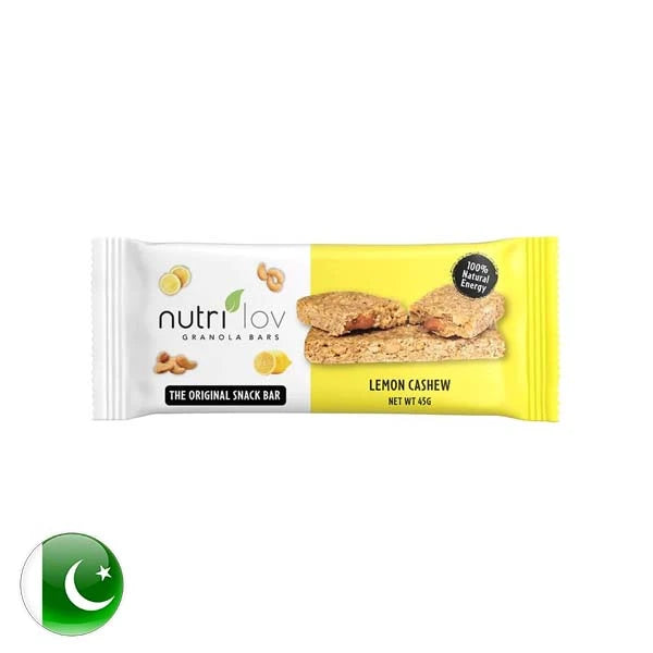 Nutrilov Lemon Cashew Granola Bar 45g