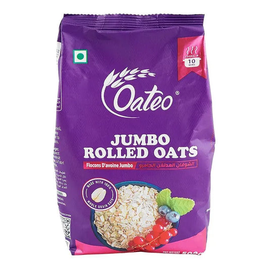 Oateo Jumbo Rolled Oats 1kg Pouch