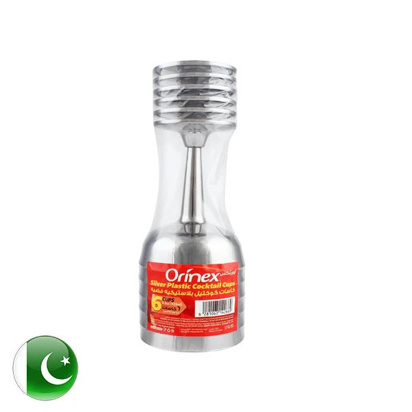 Orinex Silver Cups Cocktail 4.5oz 6's ST-SG 102