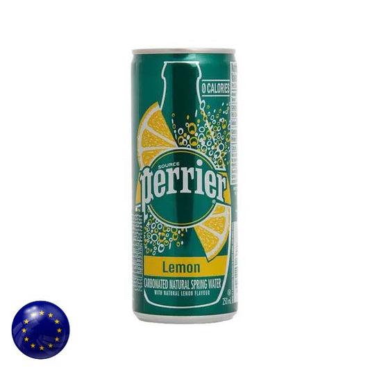 Perrier Water Lemon 250ml Tin