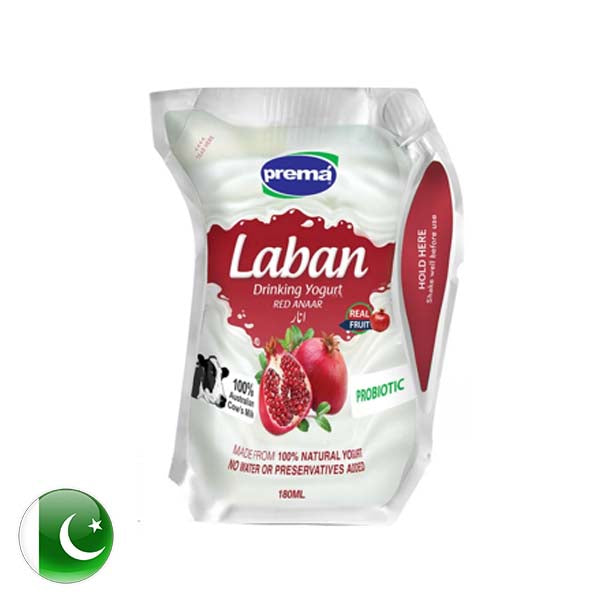 Prema Laban Drinking Yogurt Strawberry 180g