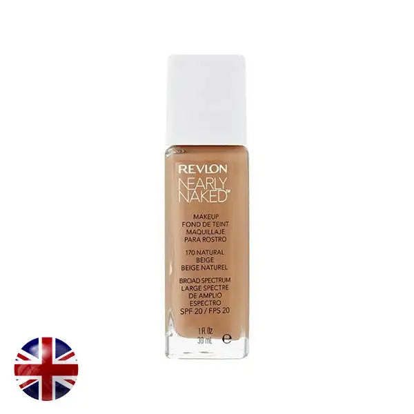 Revlon Nearly Naked Foundation 170 Natural Beige – Greenvalley Rwp