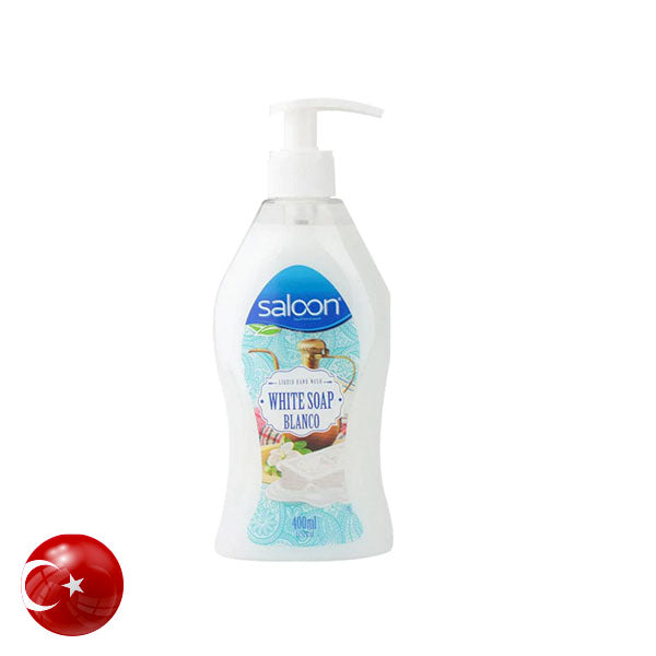 Saloon Liquid Hand Wash White Soap 400 Ml