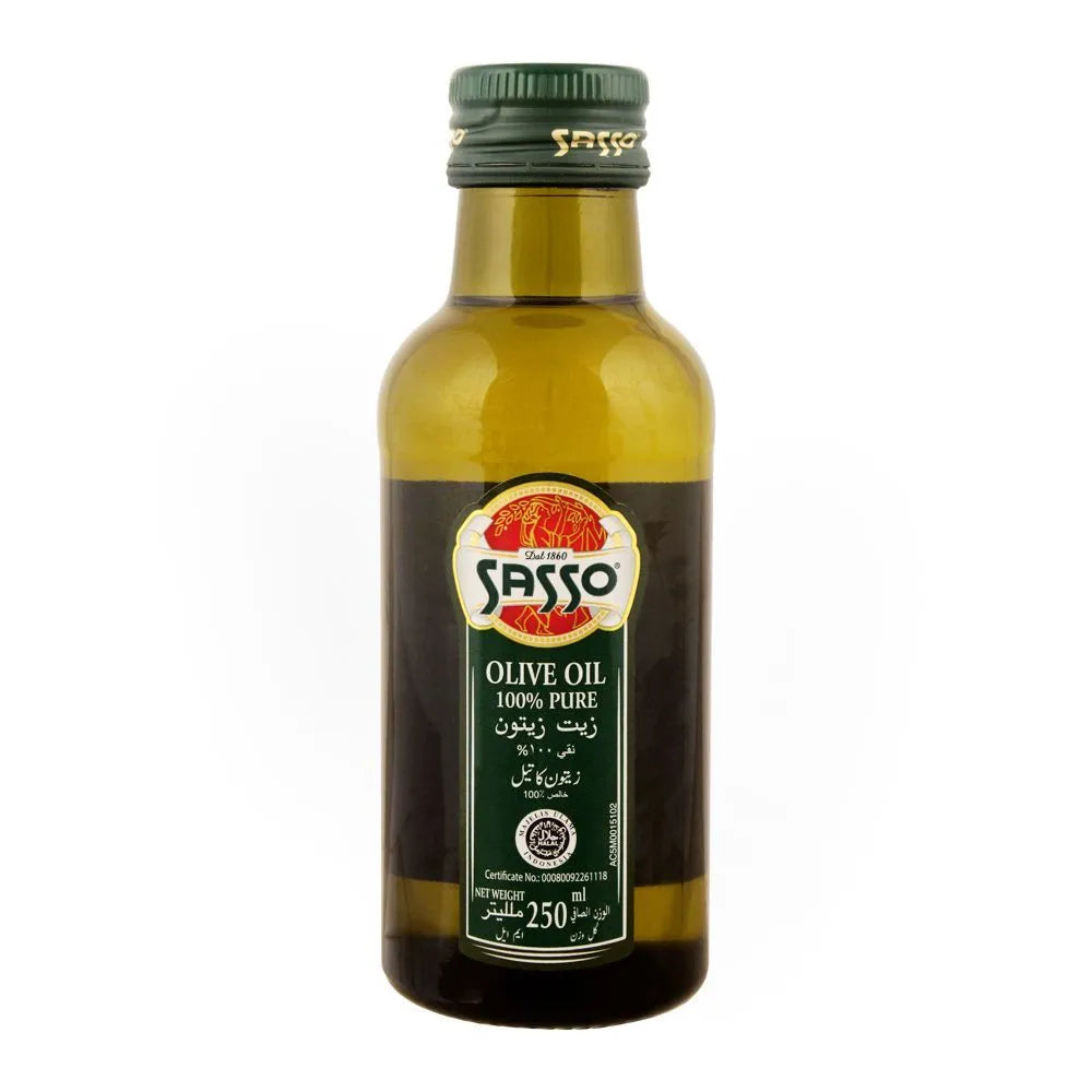 Sasso Olive Oil 100% Pure Bottle 250Ml