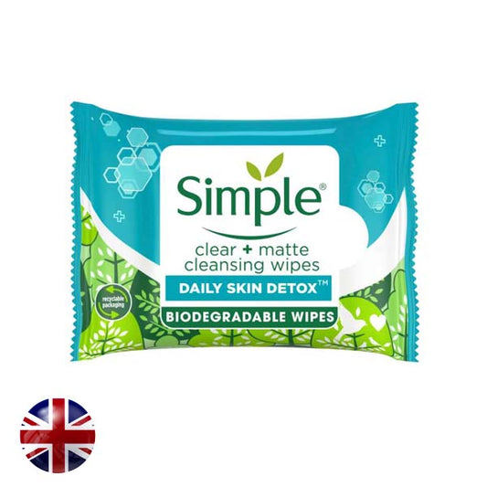 Simple Wipes Daily Skin Detox Clear & Matte 30'S