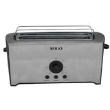 Sogo Stainless Steel Dual Long Slots Toaster SS-5455